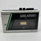 Vtg Sony Walkman WM-11 Stereo Cassette Player Japan Works Play Button Loose Read