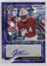 2022 Leaf Pro Set Metal Purple Crystals 20/20 Zonovan Knight #PA-ZK1 Auto 0bz
