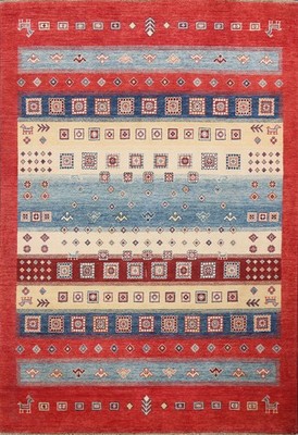 Super Kazak Oriental Area Rug 5x7 Hand-knotted Wool Vegetable Dye for Any Room