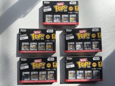 Funko Bitty Pop! Star Wars Lot of 5 Boxes - 3 Hyper Rare Chases | eBay