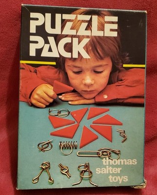 Vintage 70er Thomas Salter Toys Puzzle Pack Strategiespiel OVP komplett