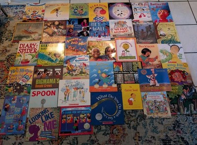 NICE LOT OF 37 SCHOLASTIC PICTURE KIDS BOOKS STORIES K-2nd GRADES TEACHERS VGC