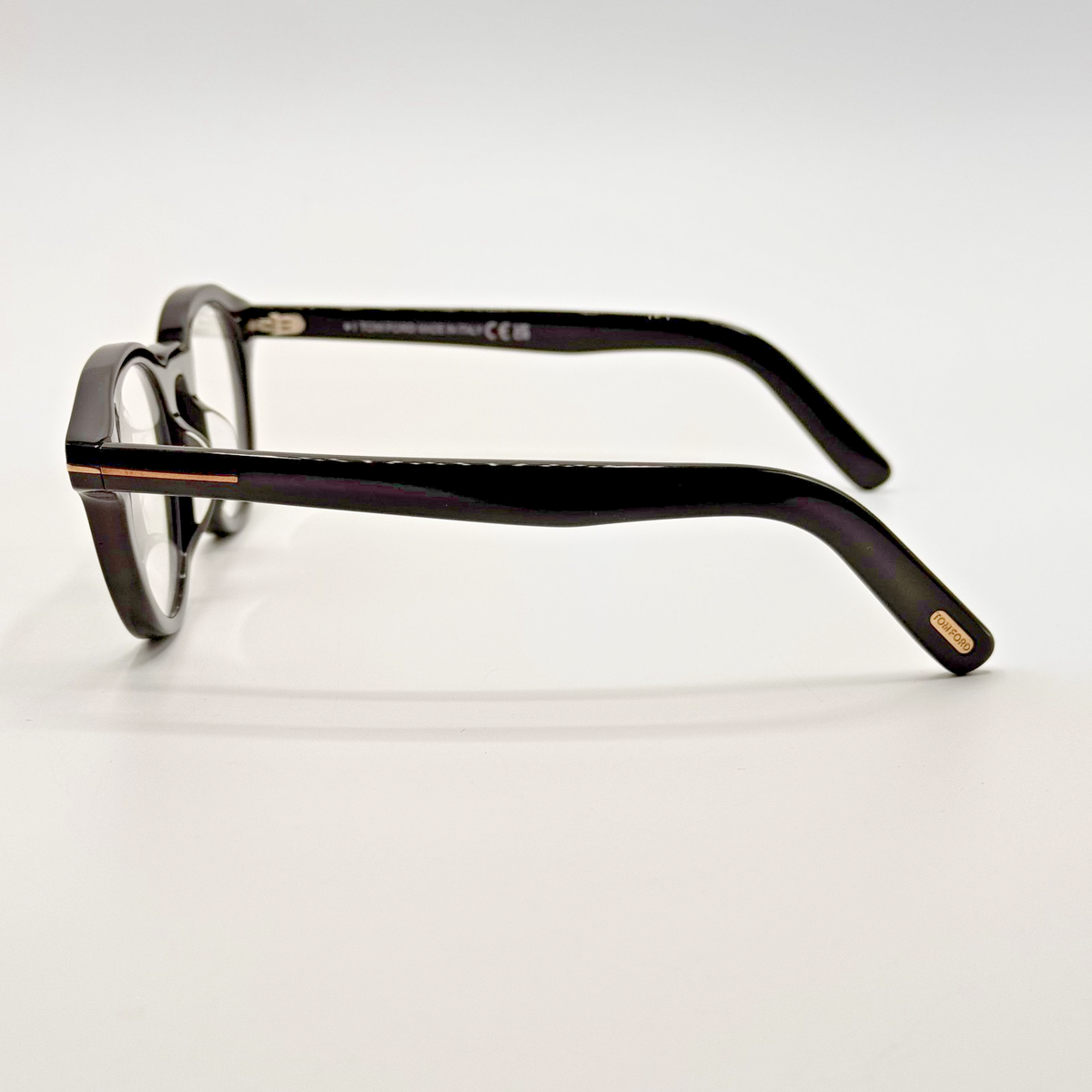 Tom Ford Eyeglasses Frame TF5931-D-B 001 Black Round Blue Light 