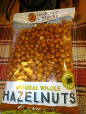 Hazelnut Growers of Oregon - Natural Whole Hazelnuts, 16oz BB 07/24/2026