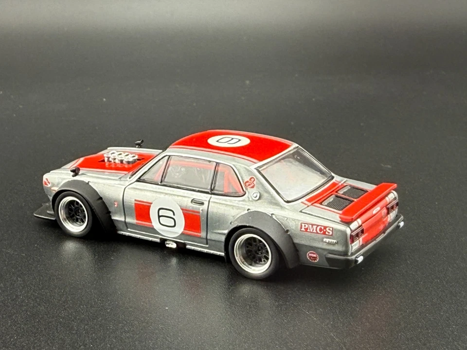 Pop Race xcartoys Nissan GT-R V8 Drift Hakosuka APAxpo 2025 PR640349 1/64 Foto 4 de 4