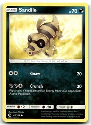 Sandile 83/149 Sun & Moon Base Set Common