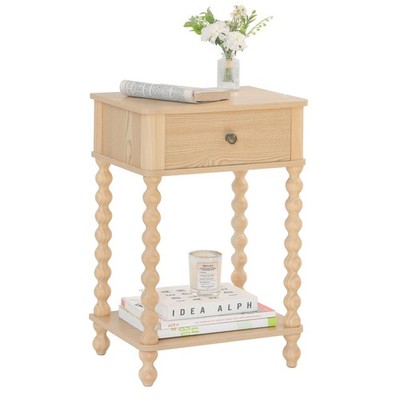 Awasen Night Stand Small End Table Storage For Living Room Farmhouse Bedside