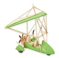 Blechmodell Paramotor Replikat Retro Design Dekoration