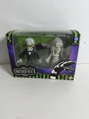 Beetlejuice Action Vinyls 3.2  Adam & Barbara 2pk Deceased Zombie Wedding New