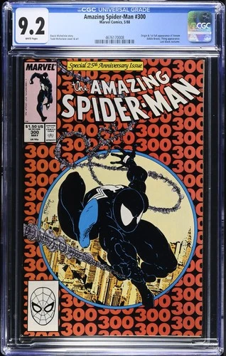 AMAZING SPIDER-MAN 300 CGC 9.2 WP V1 1988 MCFARLANE! ORIGIN & 1ST FULL VENOM 316
