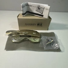 Andersen Flush Mount Estate Sash Lock with Keeper -  1669321 - Bright Brass