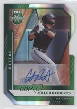 2021 Elite Extra Edition Status Signatures Die-Cut 4/11 Caleb Roberts Auto 0g4