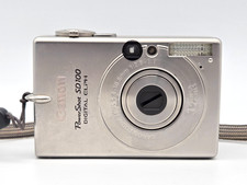 Canon PowerShot Digital ELPH SD100 3.2MP Digital Camera Silver Untested As-Is