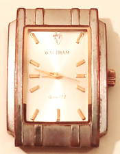 Waltham Prestige Diamond Watch WTH13 Tank Style Gold/Silver Two Tone PC21 Quartz