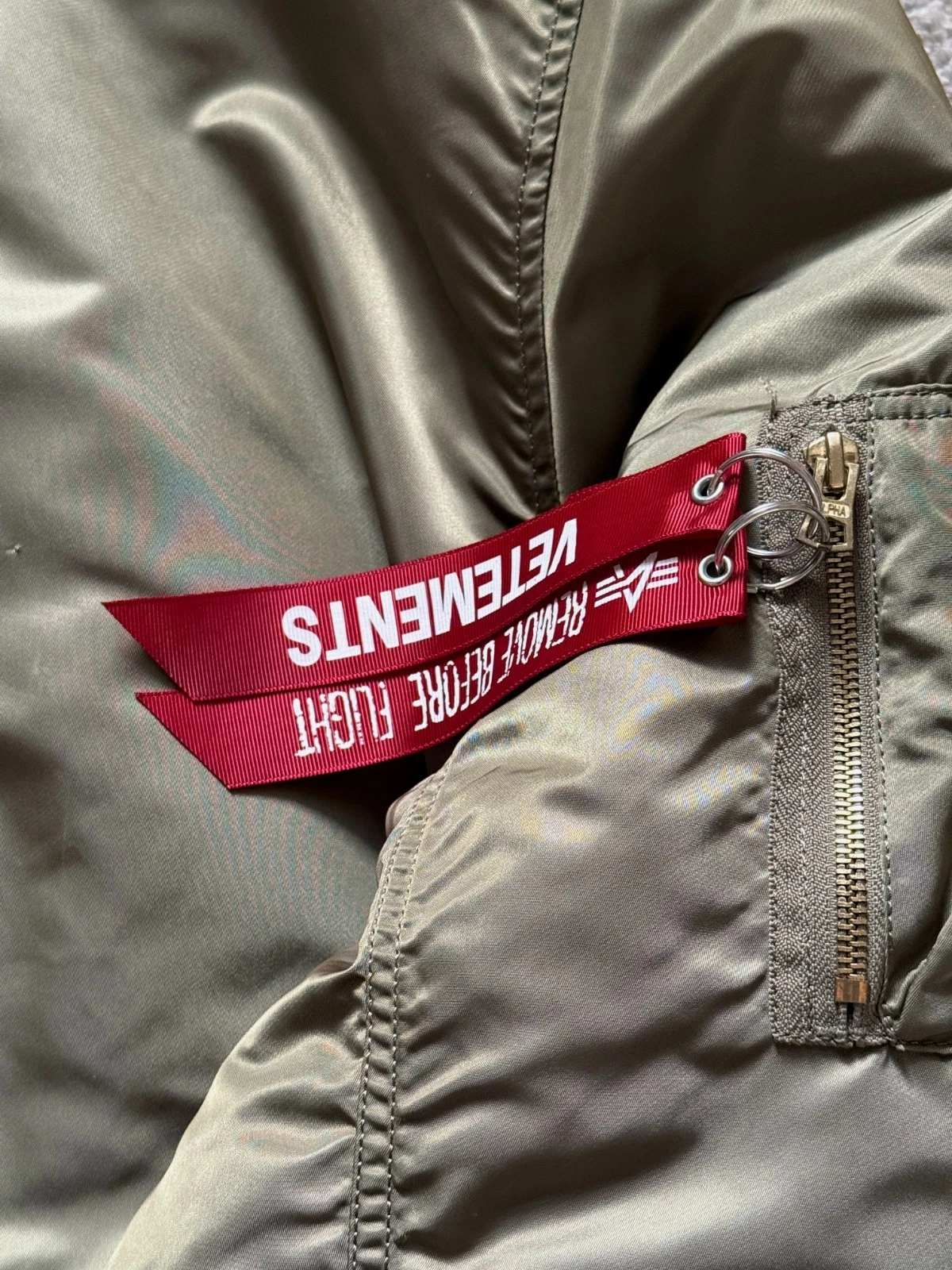 Vetements 18ss reversible cut up bomber jacket size XS oversized - product detail image 8