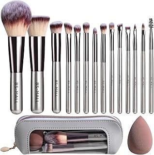 Travel Makeup Brush Set BS-MALL14 PCS Professional Makeup Brushes with Case & Sp
