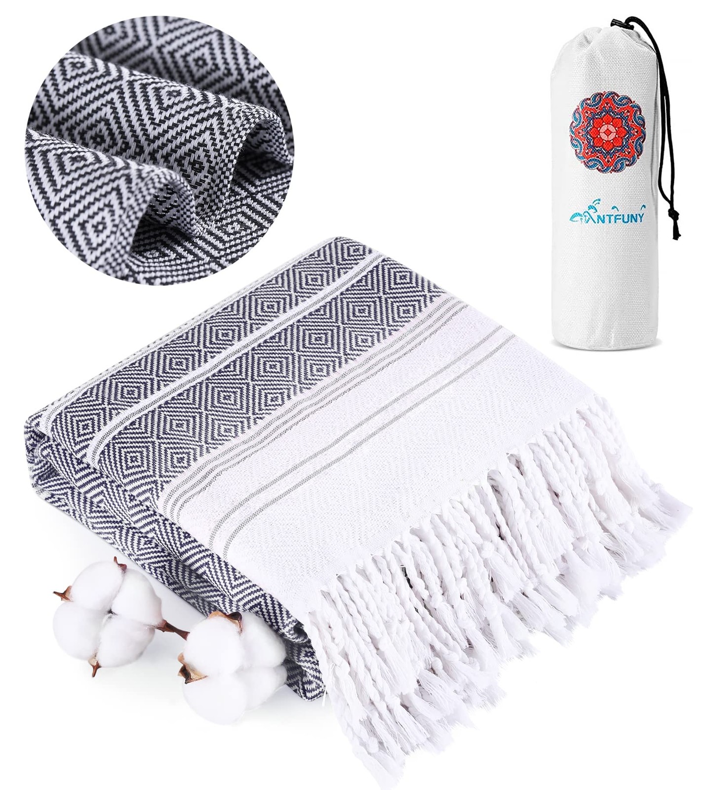Turkish Quick-Dry Sand-Free Beach Towel - Perfect Birthday Gift for Dad