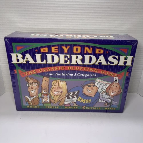 Vintage 1997 Parker Brothers BEYOND BALDERDASH The Classic Bluffing Game NEW