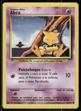 Abra 43/102 Common Base Set Unlimited Pokemon MP