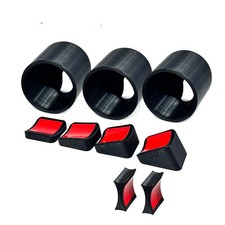 Triple Gauge Pod Mount 52mm 4x Viewing Angles Steering Column Dash Cluster