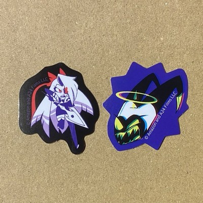 Hazbin Hotel Adam & Vaggie Anger 1” Mini Flake Stickers JP Prime