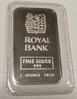 RBC Johnson Matthey Vintage Silver Bar .999