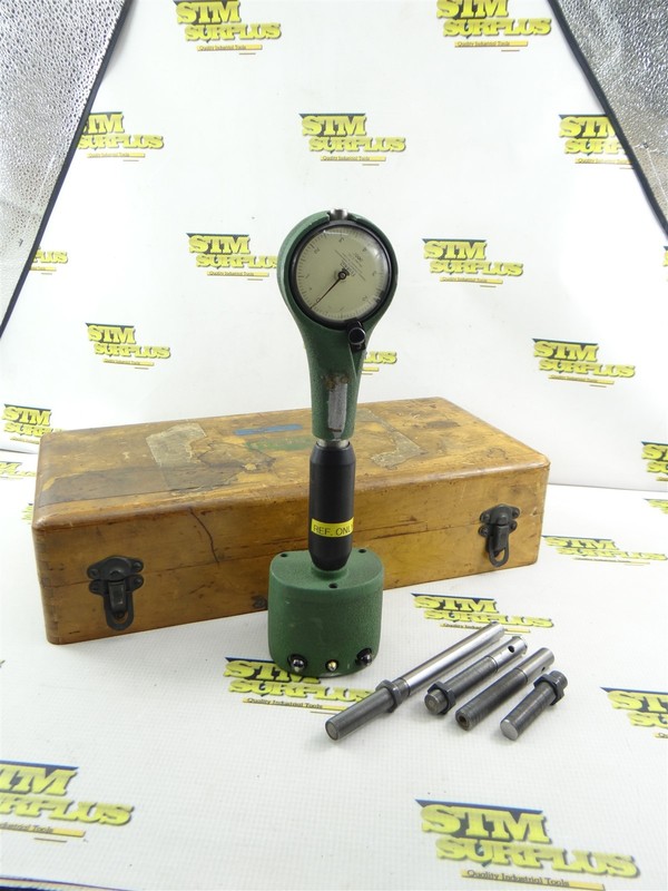 FEDERAL PRECISION DIAL BORE GAGE SET .0001" GRADS WITH CASE