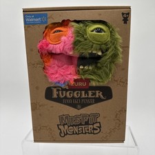 Zuru Fuggler Misfit Monsters Pink Green Two Tone Plush Funny Ugly Monster NEW