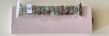 Cape Diablo Apple Watch Strap Band Imperial Jasper Stretch Blue Green Small NWOT