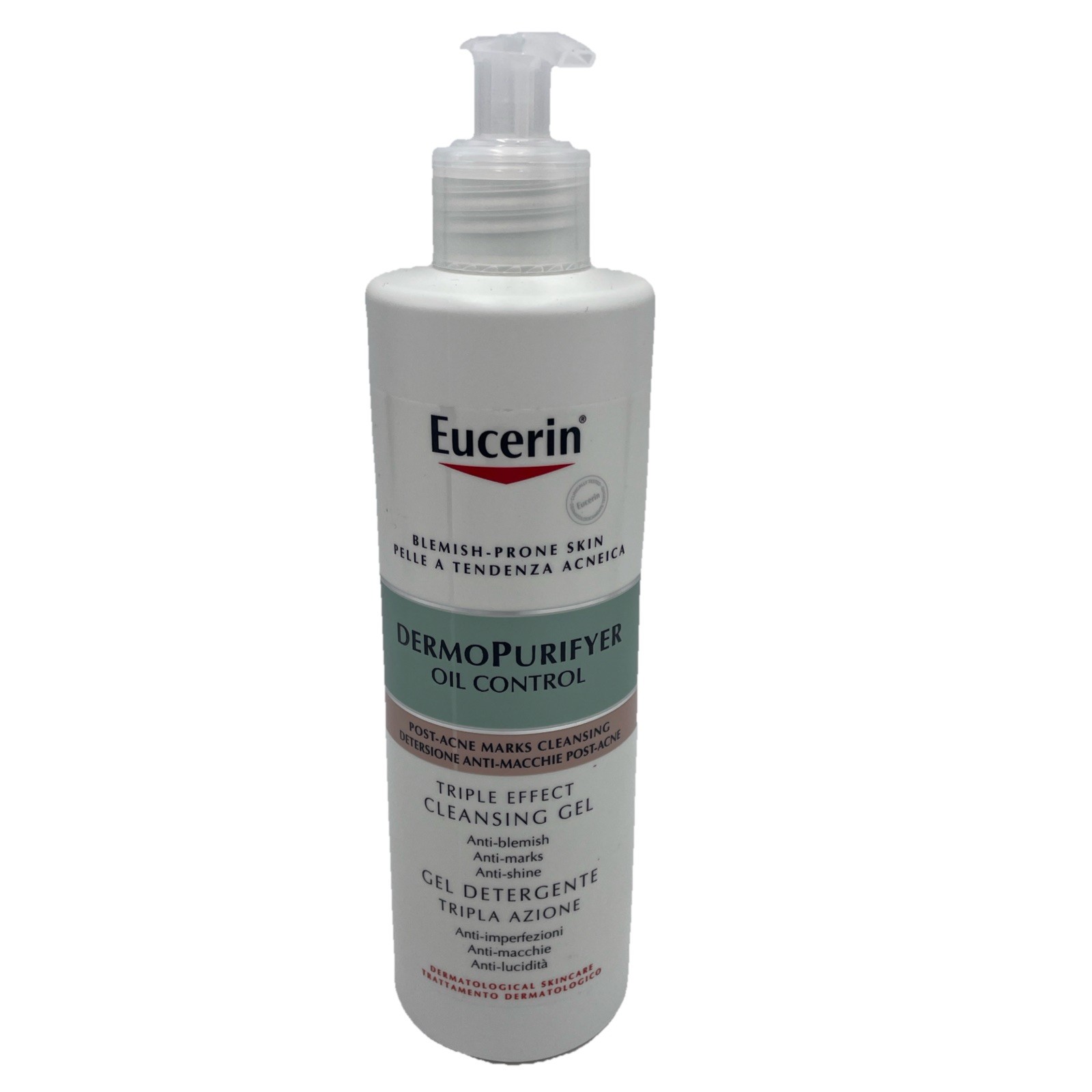 Eucerin DermoPurifyer Oil Control Triple Cleansing Gel 400ml Brand New Exp 08/27