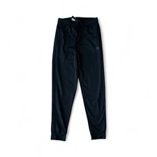 New Adidas Men 3S Woven Training Pants All Black Jogger Sweatpant Sz S NWT $45