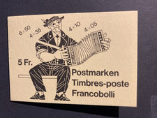 Schweiz 1984 Markenheftchen 78e Volksbräuche 4*5, 4*10, 4x35, 6*50 postfrisch