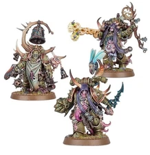 Warhammer 40,000 Malignant Plaguecaster, Noxious Blightbringer & PMC - Sealed 