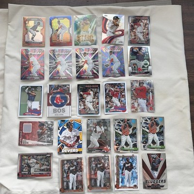 Rafael Devers Card Lot, 3 Patches, 4 Prizm SP's (/40, /99, /199), Refractors