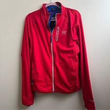 Abercrombie & Fitch Mens Red Y2K Zip Track Jacket Thumb Size XL