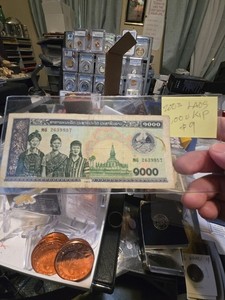 LAOS 🇱🇦 1000 KIP BANKNOTE 2003 (P#32Ab)