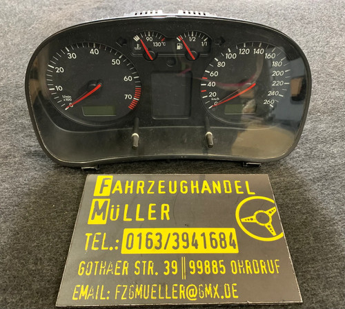 Original VW Golf IV Bora Benzin Tacho VDO Tachometer Kombiinstrument