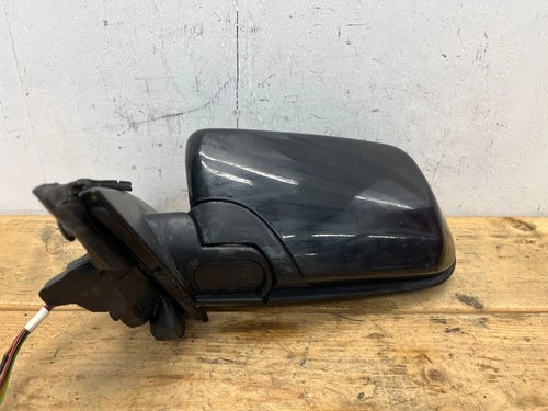 98-03 BMW 5 SERIES E39 528i Factory FRONT LEFT Outside Side Mirror SCHWARZ 2