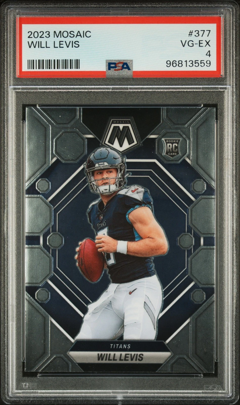 Will Levis trading card