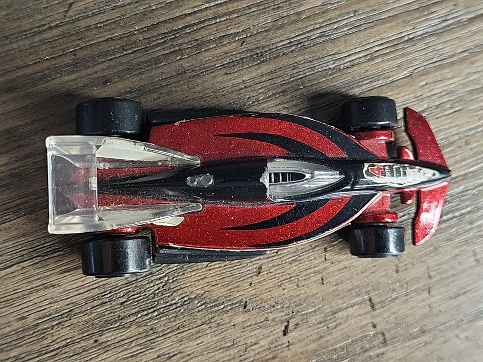 Coche de carreras Toyota Pioneer 1999 granate McDonalds #24 1:64 Hot Wheels Foto 3 de 4