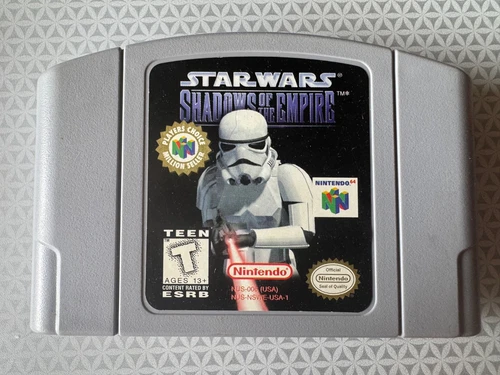 Star Wars: Shadows of the Empire N64 (Nintendo 64, 1996) Authentic Tested Works!