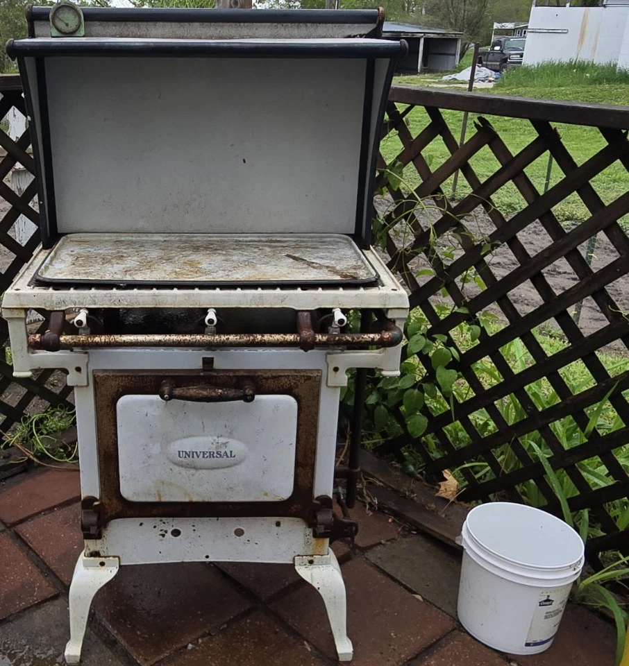 Cast Iron Gas Stove In Antique Stoves for sale | eBay