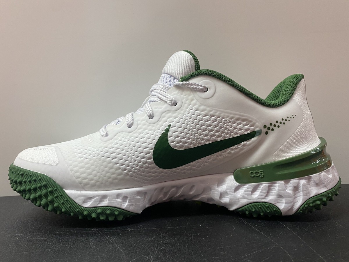 NIKE ALPHA HUARACHE ELITE 3 WHITE PINE GREEN CZ5650-100 TURF
