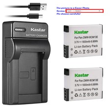 Kastar Battery Slim Charger for Panasonic Genuine DMW-BCM13 BCM13E DMW-BCM13PP