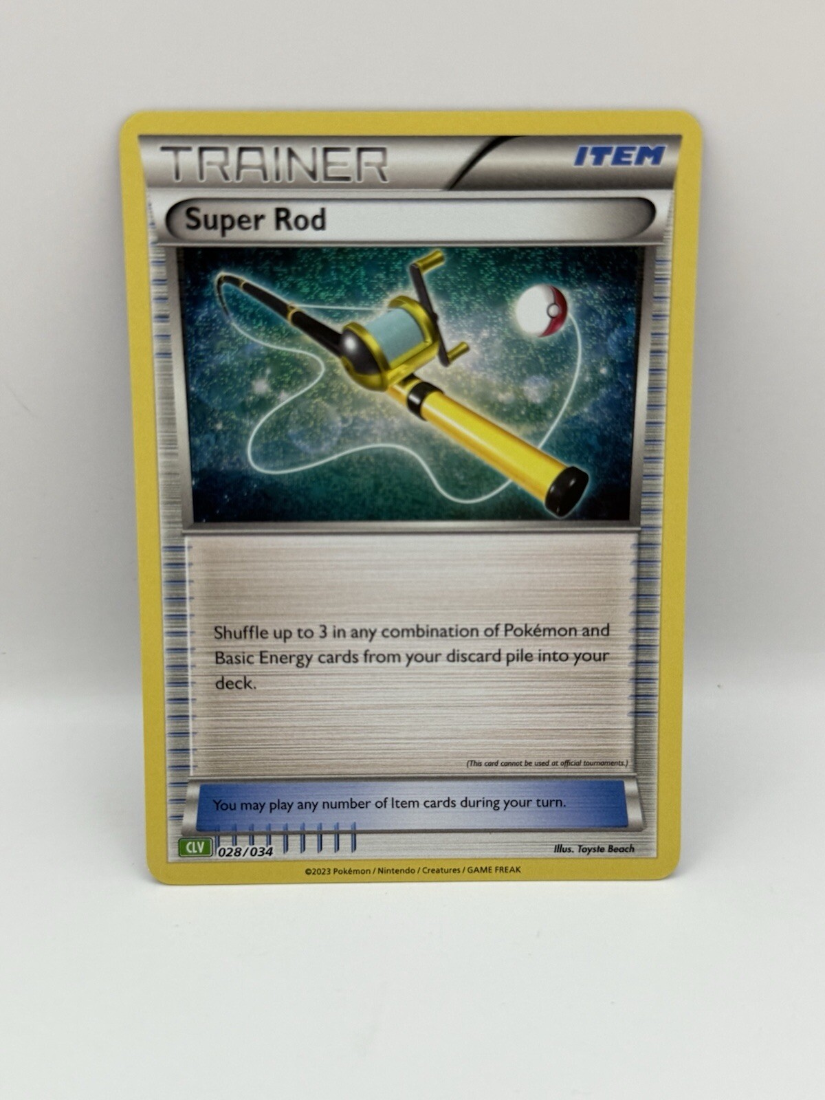 Super Rod - 028/034 - CLB Pokemon Trading Card Game Classic