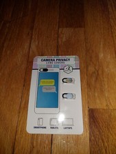 x2 Pack Privacy Camera Lens Covers Plaid Stripe - Smartphone Tablet Laptop