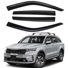 Tape-on Smoke Window Visors Sun Rain Guards D...