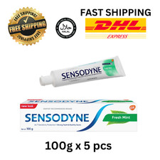 100gm x 5 Sensodyne Toothpaste With Novamin For Tooth Fresh Mint