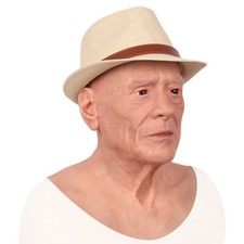 Realistic Silicone Mask Man Mask For Halloween Cosplay Mask Crossdressing