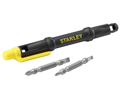 Stanley 4 in 1 Tasche Schraubendreher Zum Selbermachen Reisen Zum Selbermachen Schlitz PH1 PH00 - STA66344M